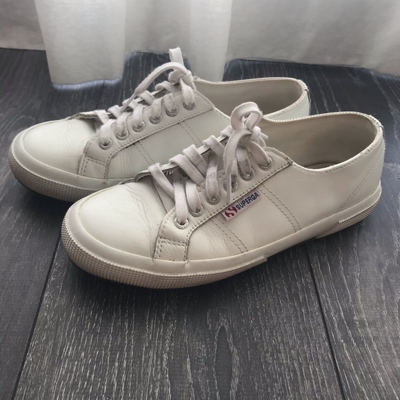 superga cotu white leather